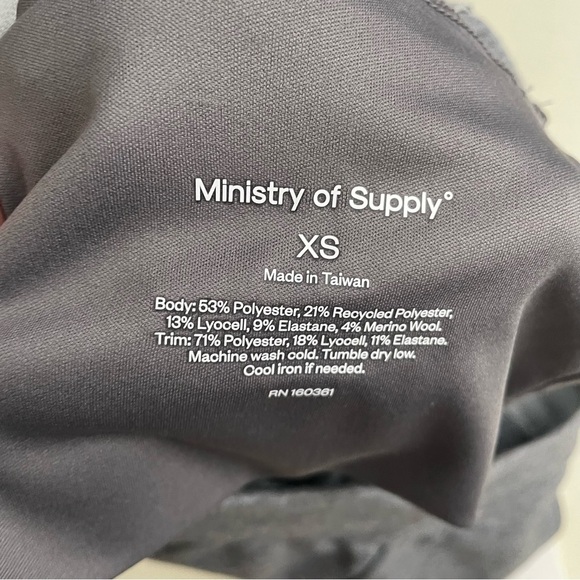 Ministry of Supply Men’s 6” Fusion Terry Short Gray Size XS New - Picture 5 of 9